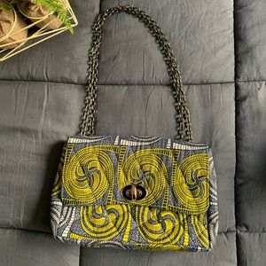 Beautiful custom made African print bag